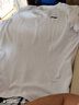 李宁（LI-NING）短袖t恤男夏季冰丝速干运动衣薄款透气男装跑步篮球健身训练服饰 基础白【速干】 2XL 实拍图
