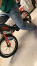 凤凰（Phoenix）儿童自行车宝宝脚踏车儿童折叠自行车3-8岁童车  陆寻  灰色18寸 实拍图