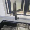 欧琳（OULIN）厨房水槽大单槽洗菜盆一体盆台下盆加厚304不锈钢单槽洗碗槽水池 食品级纳米78×45铜抽拉三出水 晒单实拍图