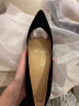 7or9仙草 粗跟空气棉高跟鞋通勤百搭黑色女单鞋真皮女鞋3.5cm情人节 仙草标准楦（配饰需要单独购买） 37 实拍图