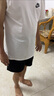 雅鹿冰丝短裤男夏季薄款潮牌宽松大码运动篮球男士速干休闲五分中裤子 黑色 2XL 推荐130-145斤 实拍图
