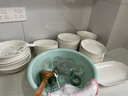 北欧简约ins餐具2个鱼盘子家用陶瓷器盘子菜盘长方形菜碟微波 金枝玉叶30厘米鱼盘2个2个小勺 实拍图