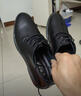 老人头2025年春秋新款商务皮鞋工作结婚正装皮鞋软底软面真皮加绒男皮鞋 黑色 光面（系带）9663 40 实拍图