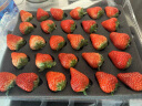 农家新语 丹东99红颜奶油草莓 28颗特大果龙年礼盒 新鲜水果 空运直达 实拍图