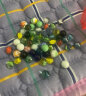 打弹珠彩色七彩漂亮透明纯色夹玻璃珠子16mm童年溜溜球幼儿园玩具 随机混60颗+手提盒+高档束口袋 实拍图