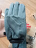 yaphtes冬季手套麂皮绒男女保暖触屏户外骑行跑步开车防风加绒手套 灰色 实拍图