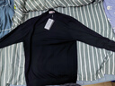 恒源祥100%羊毛衫男精纺可机洗毛衣半高领针织打底衫 黑色 3XL (190)  实拍图