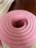 浪比速瑜伽垫防滑男女加厚加宽瑜珈健身运动地垫子跳绳减震静音垫家用 【185*90cm】粉色 含：绑带 15mm(厚度） 实拍图