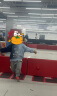 大嘴猴（paul frank）童装儿童卫衣男女童圆领舒适休闲百搭长袖2025款外穿纯棉上衣 057F浅蓝色 110 实拍图