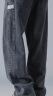 顶峰保罗（Dingfengbaoluo）美式水洗牛仔裤直筒春夏潮牌大码宽松阔腿裤子男661黑色XL 晒单实拍图