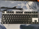达尔优 EK815机械合金版87白蓝机械键盘游戏键盘有线CF吃鸡LOL男女学生笔记本电脑通用 87键黑色蓝光茶轴 实拍图