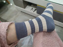 鹿人女袜秋冬款高筒棉袜双针耐磨新疆长绒棉高弹拼接高棉长袜子女6155 6155-组合3- 5双 均码 实拍图