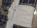 杰克·琼斯（JACK&JONES）春季男装潮流撞色胶印棉布上衣运动卫衣长袖打底衫多色基础款男士 A06白色 170/92A/S 实拍图