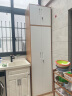 金经金属钢制简约现代衣柜家用收纳卧室小户型铁皮柜组合顶柜长0.6米二门 实拍图