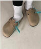 BIRKENSTOCK勃肯拖鞋室外拖鞋头层牛皮进口拖鞋Boston系列 棕色常规版1018147 42 晒单实拍图