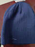 李宁（LI-NING） 帽子男秋冬季保暖礼品百搭潮女毛线帽护耳套头帽礼物针织帽加绒 经典款-蓝色(防静电/高弹性） 实拍图
