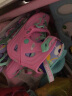 米高轮滑鞋S3儿童花样溜冰鞋套装高端平花四码调节直排初学花式旱冰鞋 粉色鞋 M(33-36) 实拍图