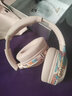 柏林之声酷炫国潮风真无线蓝牙耳机头戴式华强北带麦降噪学生儿童耳麦安卓笔记本 粉红色 实拍图
