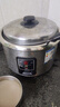 三角牌（Triangle）电饭煲304不锈钢电饭锅老式全钢饭煲家用煮饭锅大容量无涂层内胆带蒸笼多功能普通智能小型 加厚304不锈钢内胆--机械款 4L 实拍图