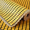 长相思沙发垫夏季凉垫麻将凉席沙发坐垫麻将块凉席竹席防滑垫贵妃可定制 黄色窄边蕾丝款+双筋双线+防滑底 单片70x210cm坐垫 实拍图
