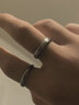 雪圈自律戒指男高级感小众设计男生潮牌食指男士单身复古个性潮男饰品 实拍图