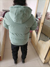 JEEP SPIRIT 羽绒棉服女短款2024新款棉衣显瘦秋冬外套大码保暖韩版小棉袄女 绿色 L （建议体重95-105斤） 实拍图