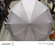 雨闪闪 全自动雨伞 太阳伞黑胶防晒防紫外线 大号男女士晴雨两用遮阳伞 白桃粉渐变色款 实拍图