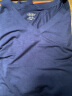 莫代尔80S支超细无痕内衣男士保暖内衣薄款秋衣秋裤套装男打底V领秋冬季 钴蓝 无痕领口 2XL (180) 推荐145-169斤 实拍图