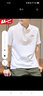 回力短袖t恤男冰丝polo领衫夏季速干休闲百搭运上衣男白色3XL 实拍图