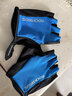 洛克兄弟（ROCKBROS） 半指骑行手套自行车手套户外山地车运动手套 短指夏季男女装备 春夏透气半指手套-蓝色 海绵防震 XXL码 实拍图