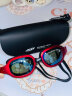 佳斯特（JAST） 泳镜 男女游泳眼镜高清防水防雾泳镜平光近视可选游泳镜 JSD605 酒红电镀（平光） 实拍图