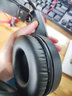 赖小星 通用耳机套45-110mm头戴式圆形耳罩网吧网咖耳机罩50 60 70 80 90 100mm游戏耳机替换海绵套配件 黑色光皮耳机套一对装【8cm】 实拍图