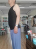 森上优集男士收腹背心保暖塑型衣健身运动束腰束胸收肚子透气打底束身衣男 男士无痕塑身衣【黑XL】 实拍图