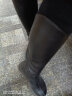 百丽显瘦长筒靴女商场同款增高弹力靴加绒A1V1DDG3 黑色 34 晒单实拍图