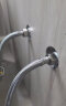 海立软管冷热水管304不锈钢金属4分热水器防爆高压管马桶上进水管80cm 实拍图