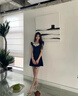 CleainKorte正品安全裤女冰丝无痕打底内裤二合一防走光不卷边肉色婚纱收腹裤 黑色【单条装】 均码 F1（150-175CM/90-120斤） 实拍图