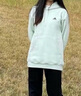 adidas休闲加厚毛圈连帽卫衣套头衫男女阿迪达斯官方轻运动   亚麻绿   XXS 实拍图