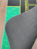 乾仓（qiancang）德州扑克桌布长方形扑克垫加厚锁边专用橡胶台布桌垫 绿色花纹【1.2m*0.6m】6人位 实拍图