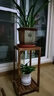 唯艺视品花架实木家用三件套吊篮中式隔断阳台客厅室内室外绿萝置物架简约 28*58 实拍图