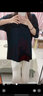 棉致t恤男纯棉潮流纯色小白宽松休闲短袖百搭情侣上衣 黑色 3XL 实拍图