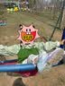 幼歌（YOUGE） 女童裙摆式娃娃衫背心套装儿童森系弹力云朵裤马甲 草绿背心 110 cm 实拍图