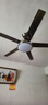 TCL 风扇灯大尺寸风力家用一体铁艺客厅餐厅电扇灯吊扇灯2025新款 吸顶古铜色42寸-变频-(遥控)48W 实拍图