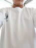 GLM华夫格短袖男夏季高级半袖男生宽松圆领衣服男士t恤 实拍图