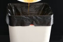 晨星（Chenxing）抽绳垃圾袋家用一次性手提式垃圾袋厨房拉圾分类袋子 1卷（15只装） 黑色 实拍图