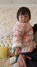 豆苗儿宝宝棉衣服纯棉花新生婴儿手工棉袄加厚保暖内胆幼儿内穿棉服儿童上衣秋冬季一周岁 粉色花朵 90码推荐年龄1-2岁 实拍图