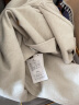 ORZUV品牌高级感羊毛双面呢韩系大衣女2023冬季新款赫本风毛呢外套女 燕麦色 S 晒单实拍图