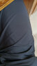 三福2024夏季男士纯色清凉小标抽绳休闲裤 运动长裤男480739 黑色直脚 XL 晒单实拍图