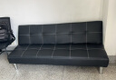 华恺之星 沙发床两用折叠沙发多功能小户型双人位办公皮革沙发S58黑色皮革 晒单实拍图