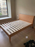 林氏家居双人床1.5米x2米实木床脚1.8米主卧室北欧原木风床架林氏木业UB1A 【排骨架|加高款】床|充电夜灯置物 1.5x2.0米 床+床垫+床头柜*1 实拍图