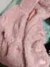 拉拉波波 设计感春冬新款可爱兔耳朵帽爱心刺绣颗粒毛绒外套女CBBD-WSDR11 粉色 S 晒单实拍图